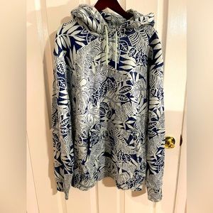 J.Crew Men’s Knitted Jungle Printed Hoodie